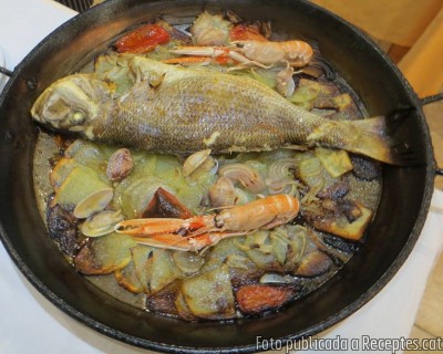 Recepta de cuina de Déntol o dentó al forn