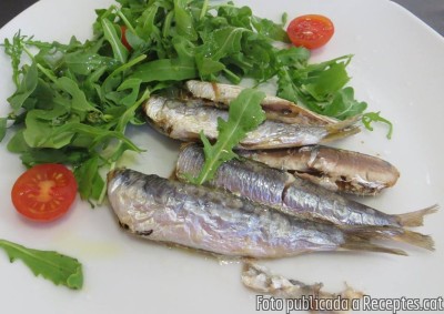 Recepta de cuina de Sardines a la planxa