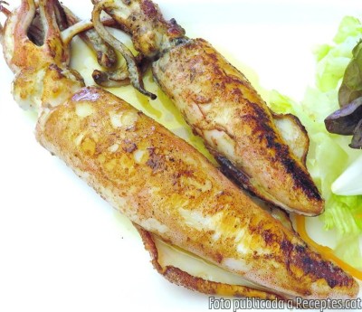 Recepta de cuina de Calamars de potera a la bruta