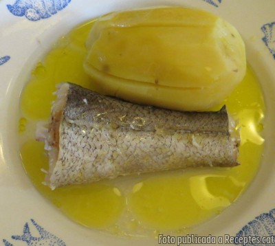 Recepta de cuina de Cua de lluç bullida amb patates