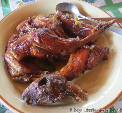 Recepta de cuina de Conill a l'ast