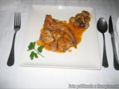 Recepta de cuina de Conejo con caracoles