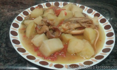 Recepta de cuina de Pops amb patates i pebrot vermell