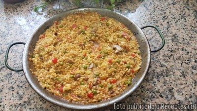 Recepta de cuina de Arròs de bacallà amb bolets