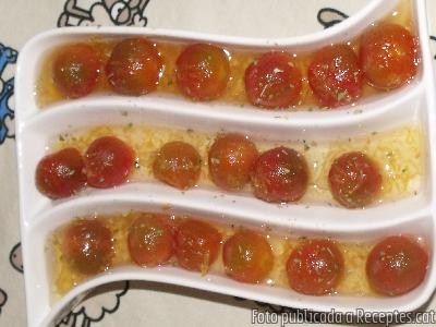Recepta de cuina de Tomàquets xerry caramelitzats