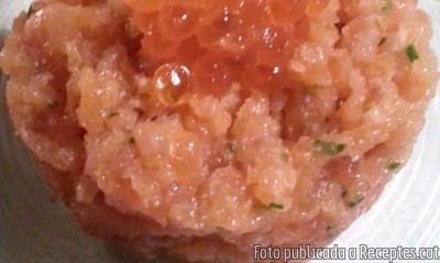 Recepta de cuina de Tàrtar de salmó