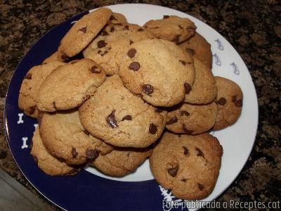 Recepta de cuina de Cookies de xocolata