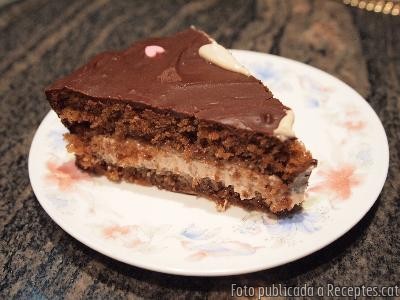 Pastís de xocolata i mascarpone