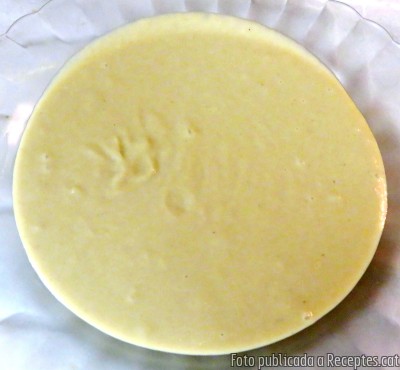 Recepta de cuina de Crema de carxofa amb shiitake saltejats