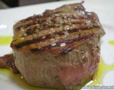 Recepta de cuina de Filet de vedella a la sal