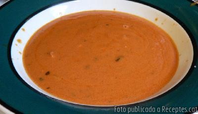 Recepta de cuina de Sopa de tomàquet