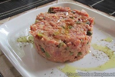 Recepta de cuina de Steak tartar de vedella