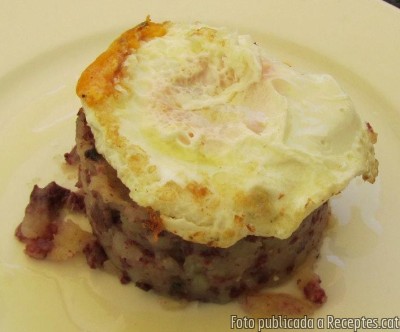Patates enmascarades amb ou ferrat