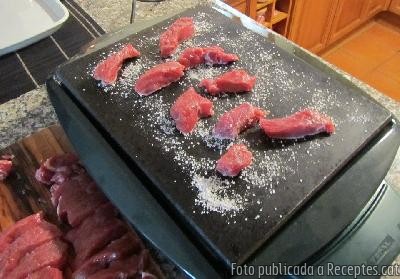 Recepta de cuina de Poltre a la pedra