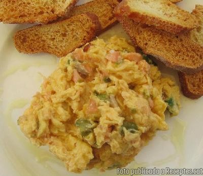 Recepta de cuina de Remenat de salmó