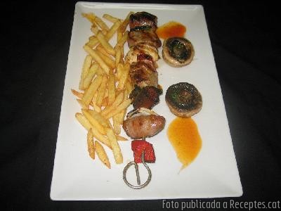 Recepta de cuina de Brocheta de carne