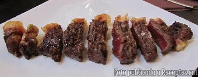 Recepta de cuina de Llom baix de vaca gallega de 7 anys a la brasa