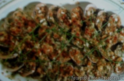 Recepta de cuina de Cloïsses al forn