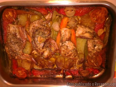 Recepta de cuina de Conill de l'hort al forn