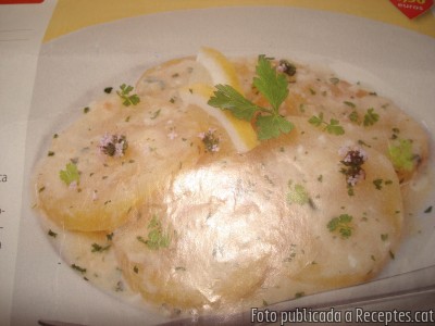 Recepta de cuina de Patates a la crema