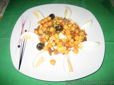 Recepta de cuina de Garbanzos ala siciliana