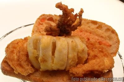 Recepta de cuina de Calamar anellat