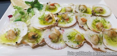 Recepta de cuina de Zamburinyes a la planxa