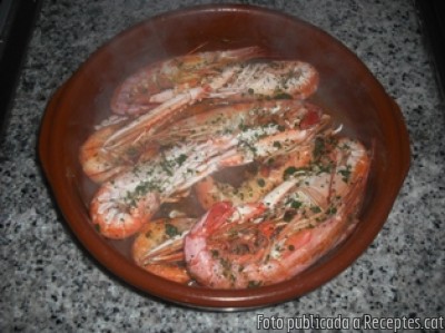 Mariscada cuita a la Basca