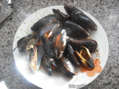 Recepta de cuina de Musclos a la marinera