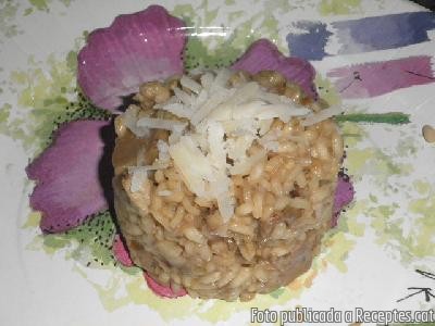 Recepta de cuina de Rissoto de ceps i foie