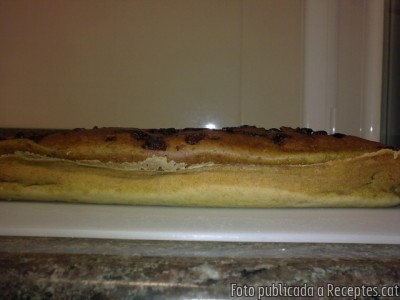 Recepta de cuina de Plum-cake dolç de carbassó i panses