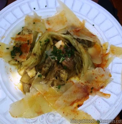 Recepta de cuina de Albergínies amb parmesà i pebre roig de la Vera