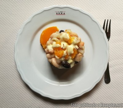 Recepta de cuina de Amanida de bacallà i taronja