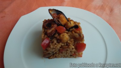 Recepta de cuina de Arròs amb sèpia, pop i musclos