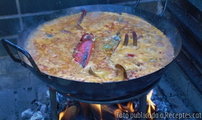 Recepta de cuina de Arròs Caldós amb Llamàntol