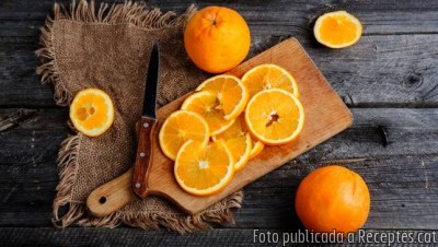 Besuc al forn a l'aroma de taronja