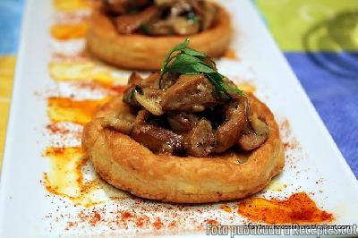 Recepta de cuina de Vol-au-vent de bolets