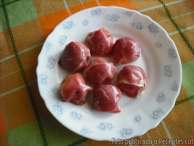 Bombons de pernil i formatge