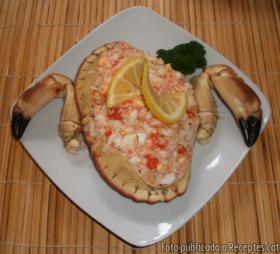 Recepta de cuina de Buey de mar relleno