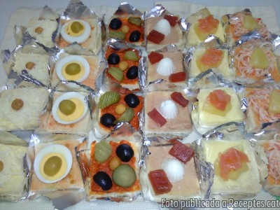 Canapés variats