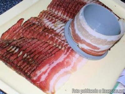 Recepta de cuina de Ous remenats amb cansalada