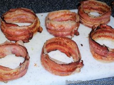 Recepta de cuina de Ous remenats amb cansalada