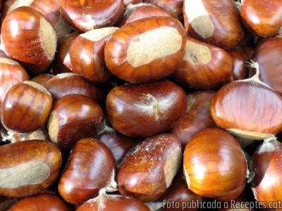 Recepta de cuina de Castanyes en almívar