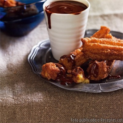 Recepta de cuina de Xurros amb xocolata