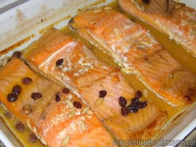 Recepta de cuina de Salmó al forn