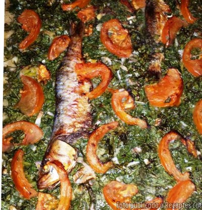 Recepta de cuina de Coca de verdures amb arengada