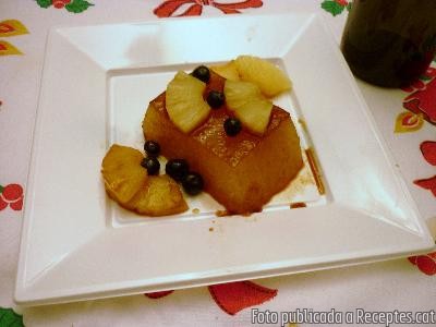 Recepta de cuina de Flan de Piña