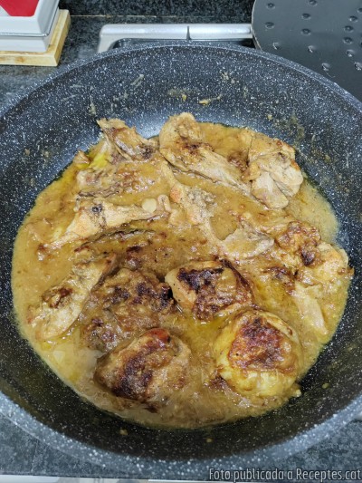Recepta de cuina de Conill rostit a la cassola