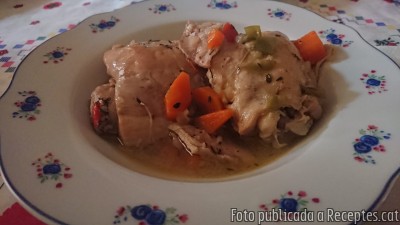 Recepta de cuina de Contracuixes de pollastre en salsa