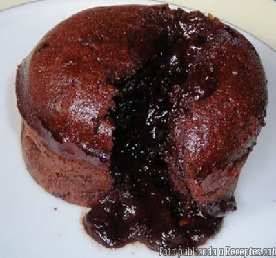 Coulant de xocolata negra